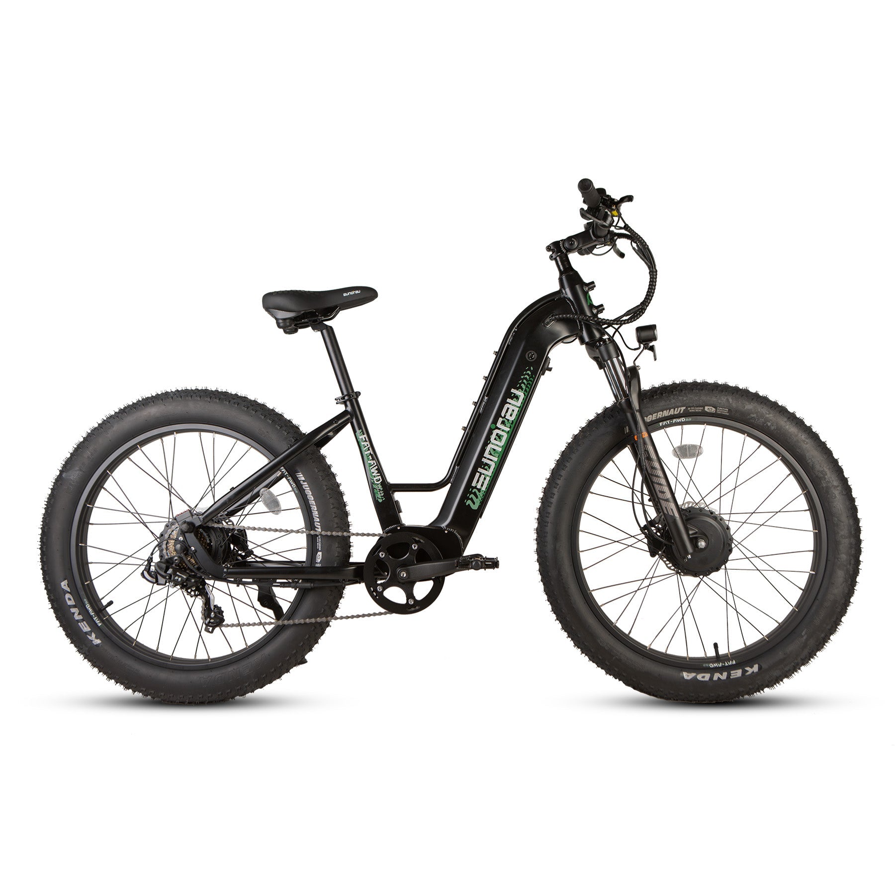 FAT Tire All-Wheel Drive Electric Bike - Step - Thru