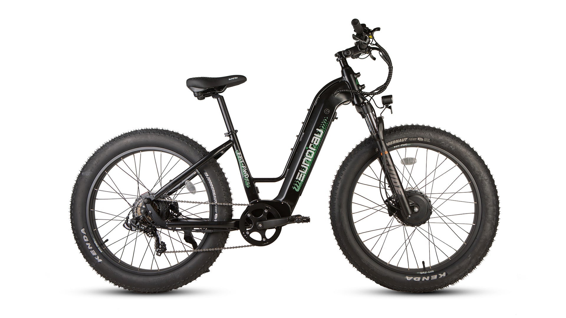 FAT Tire All-Wheel Drive Electric Bike - Step - Thru