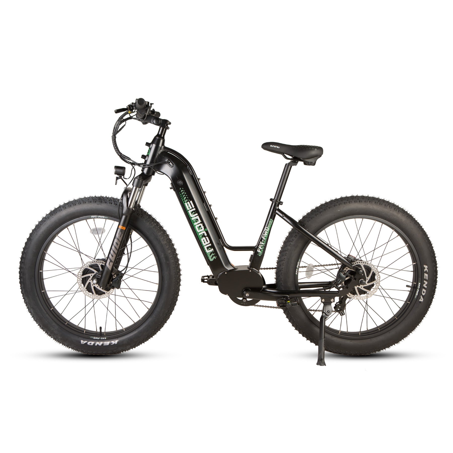 FAT Tire All-Wheel Drive Electric Bike - Step - Thru