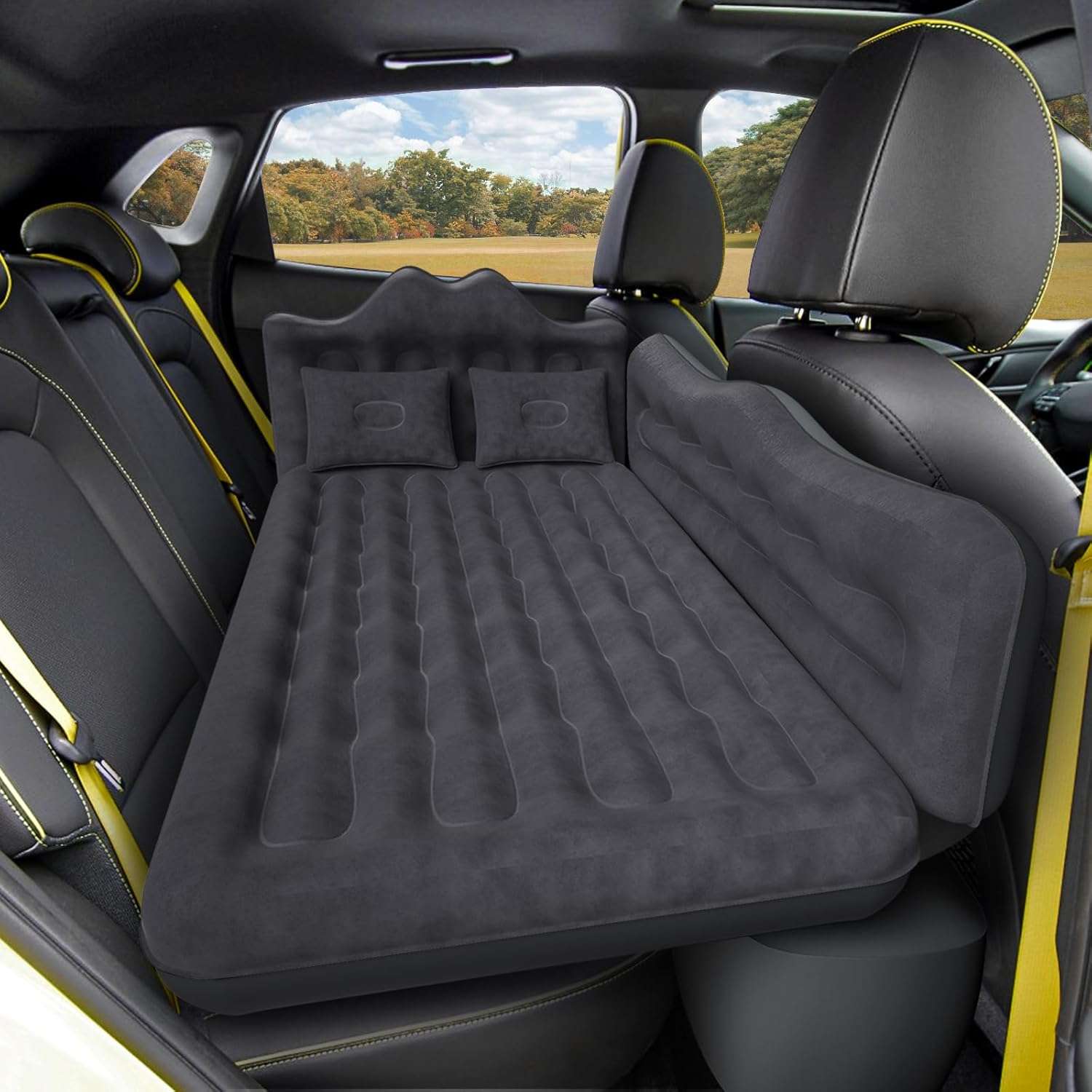 2-in-1 Foldable SUV & Car Air Mattress — Road Trip Bed