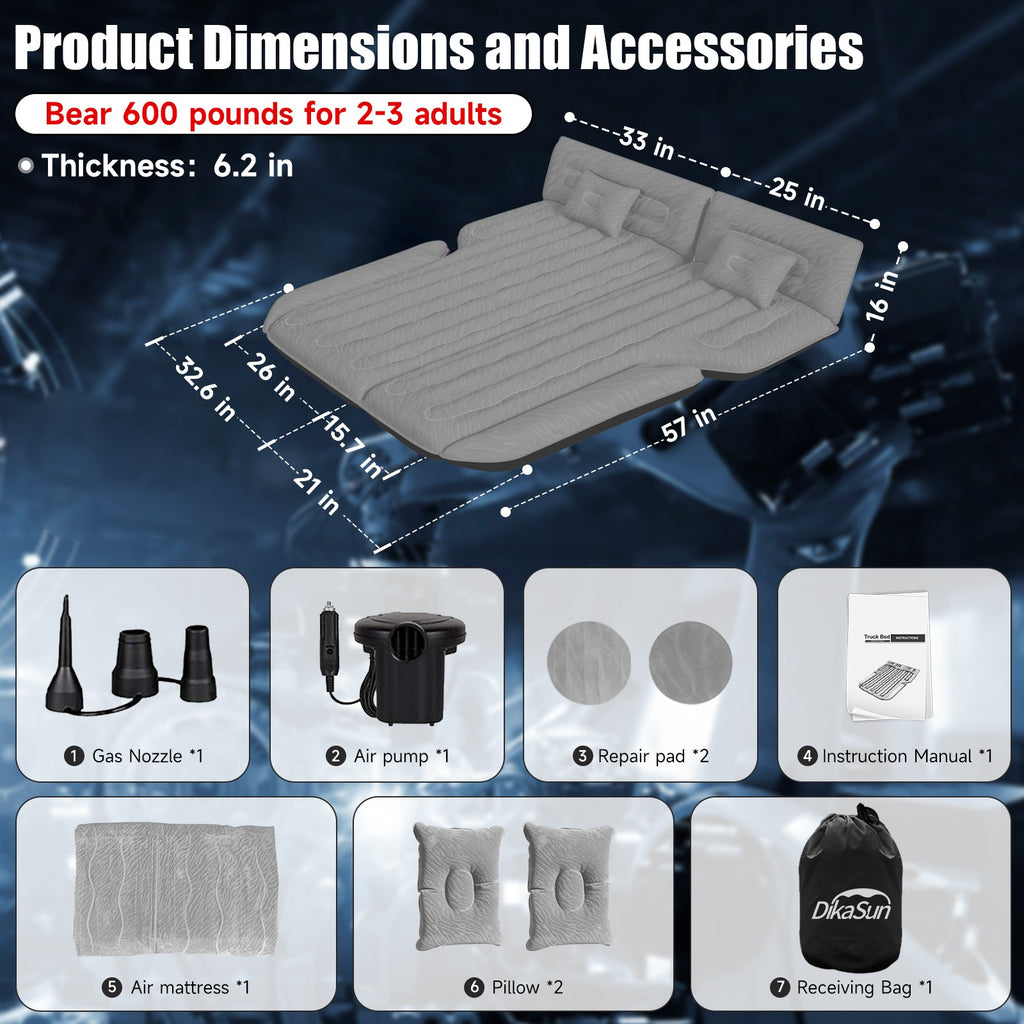 SUV Air Mattress with Electric Pump – Camping Upgrade