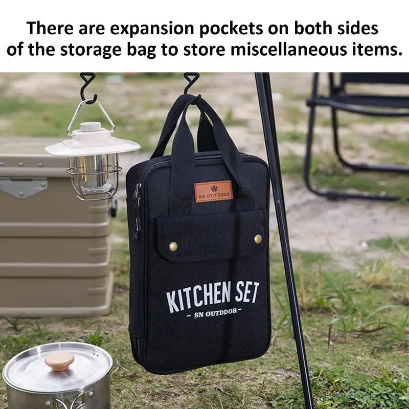 8-Piece Camping Cookware & Utensil Set
