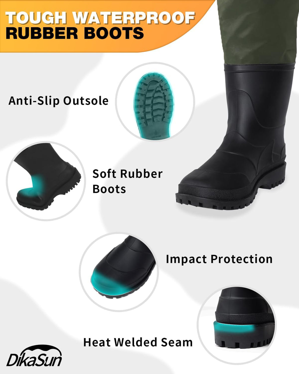 Chest Waders with Boots — Fly Fishing & Duck Hunting