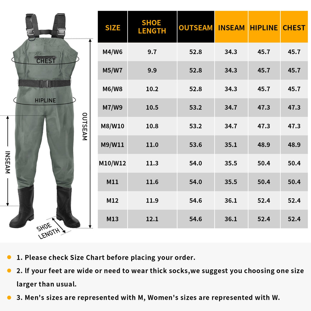 Chest Waders with Boots — Fly Fishing & Duck Hunting