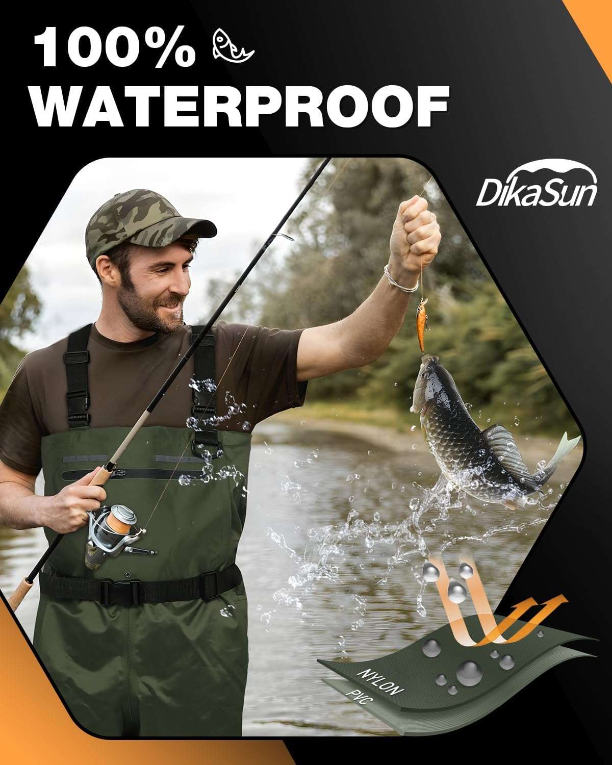 Chest Waders with Boots — Fly Fishing & Duck Hunting