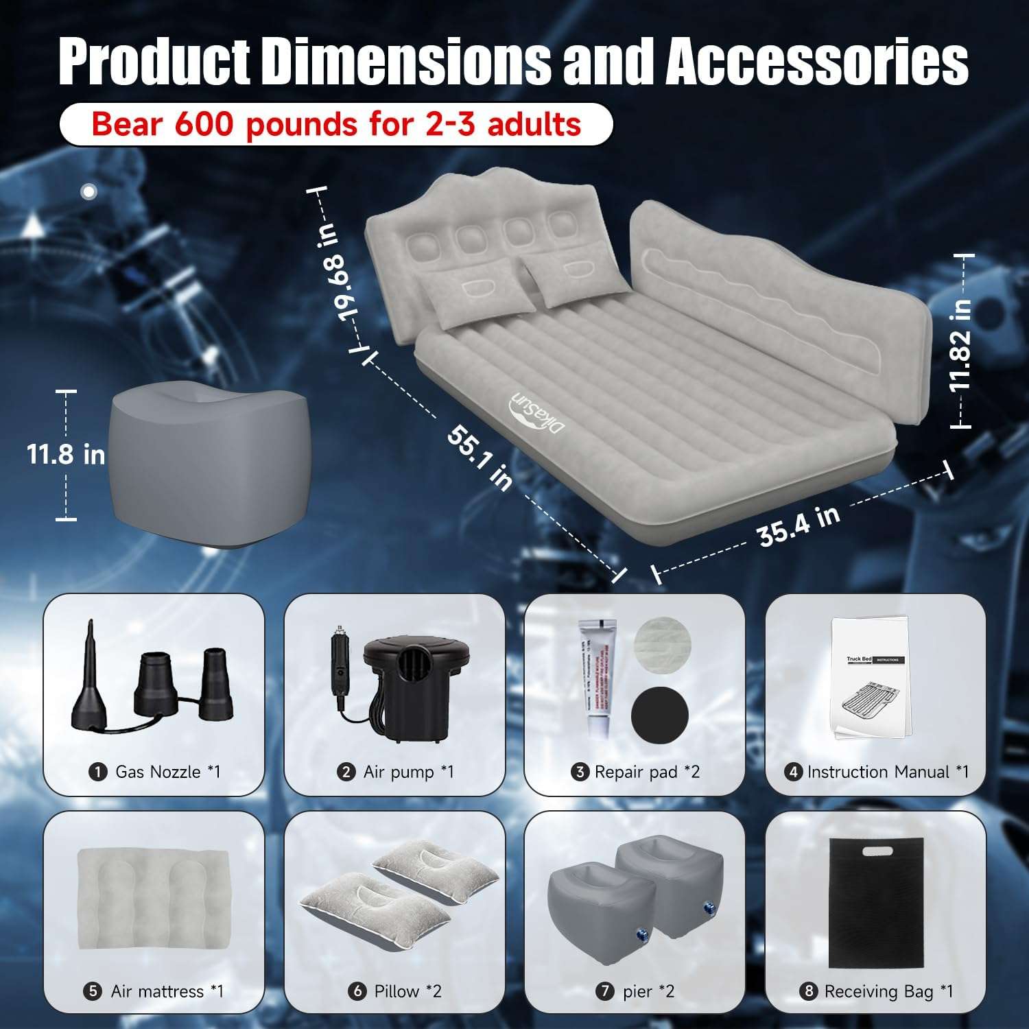 SUV Air Mattress for Road Trips & Camping