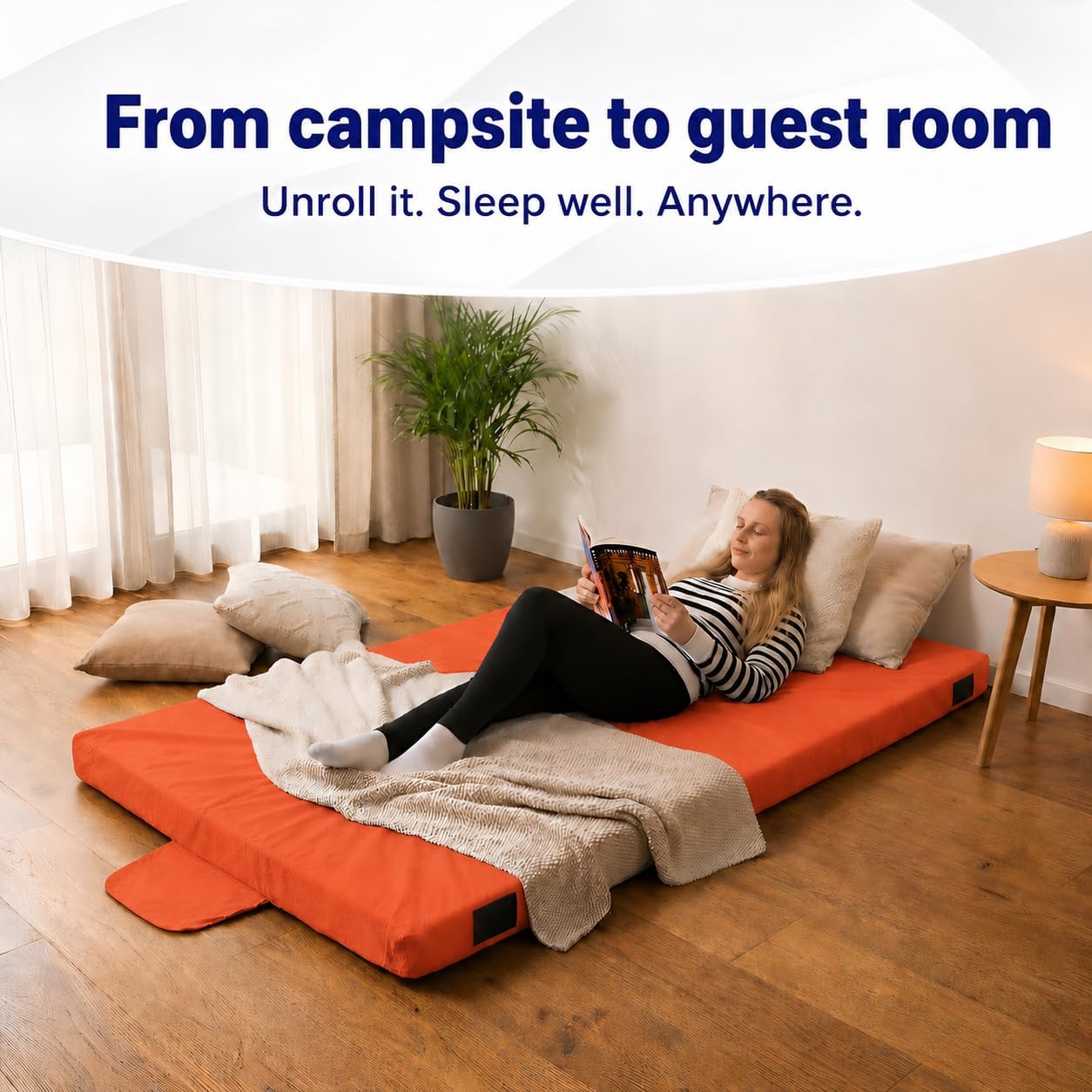 Hazli Matrix Air-Cell Memory Foam Camping Mattress – 6 Sizes, 5 Colors
