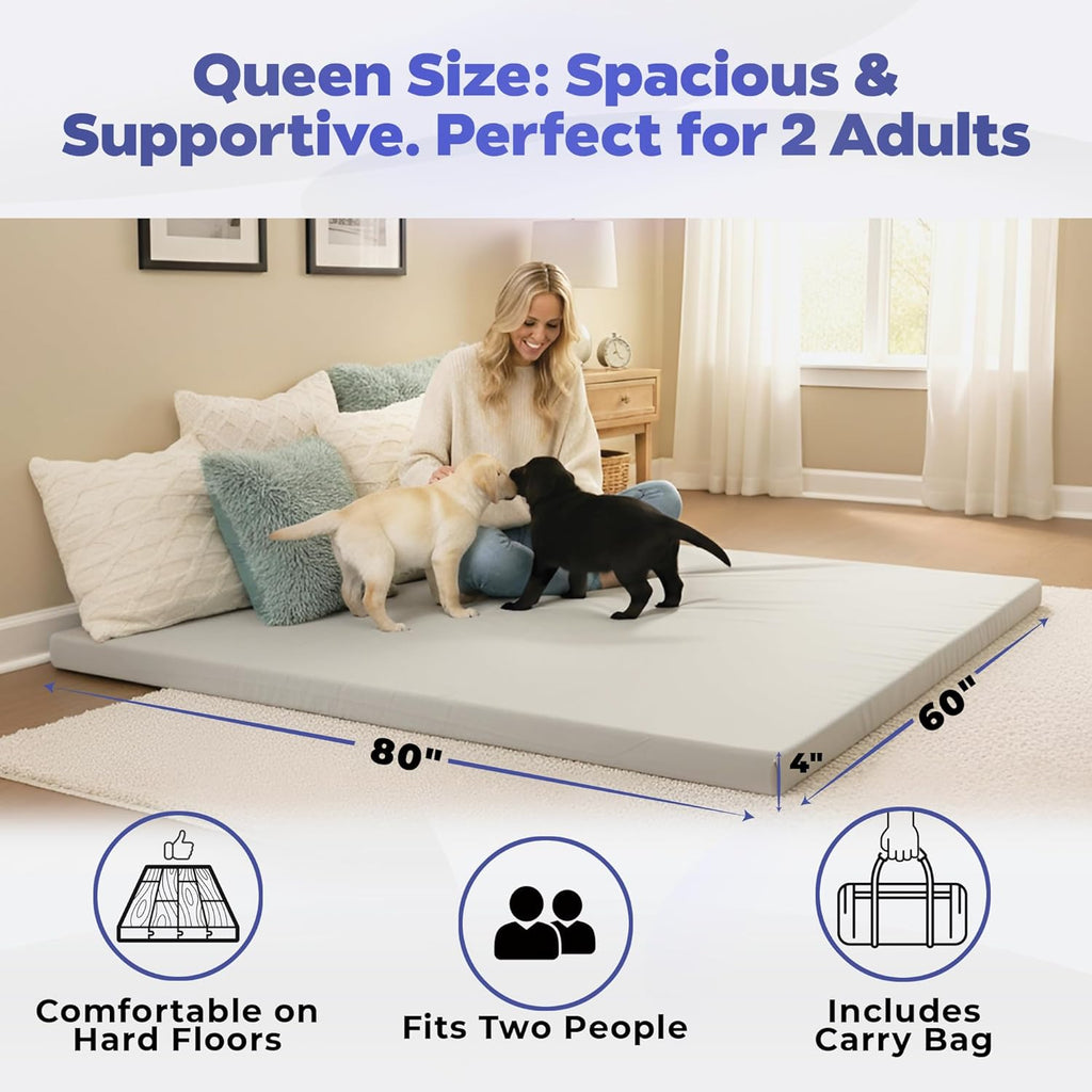 Hazli Matrix Air-Cell Memory Foam Camping Mattress – 6 Sizes, 5 Colors