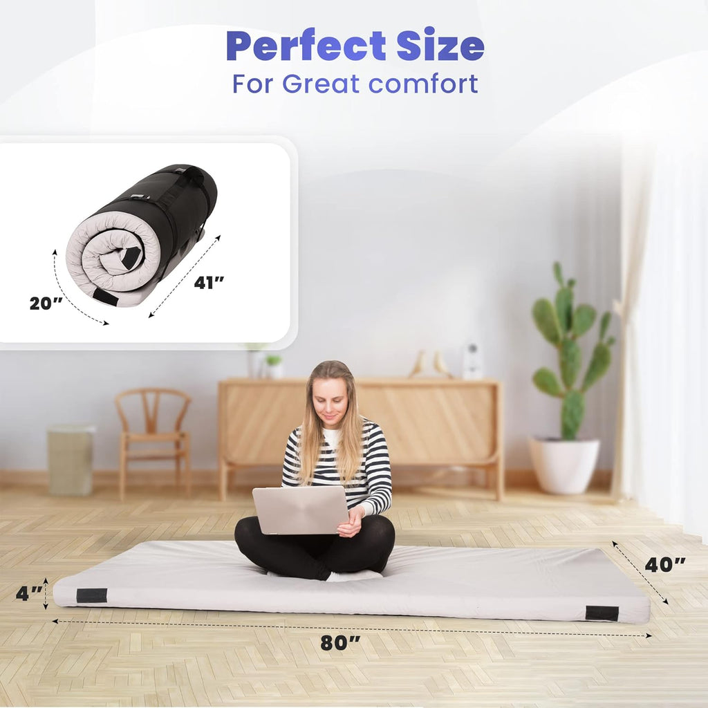 Hazli Matrix Air-Cell Memory Foam Camping Mattress – 6 Sizes, 5 Colors