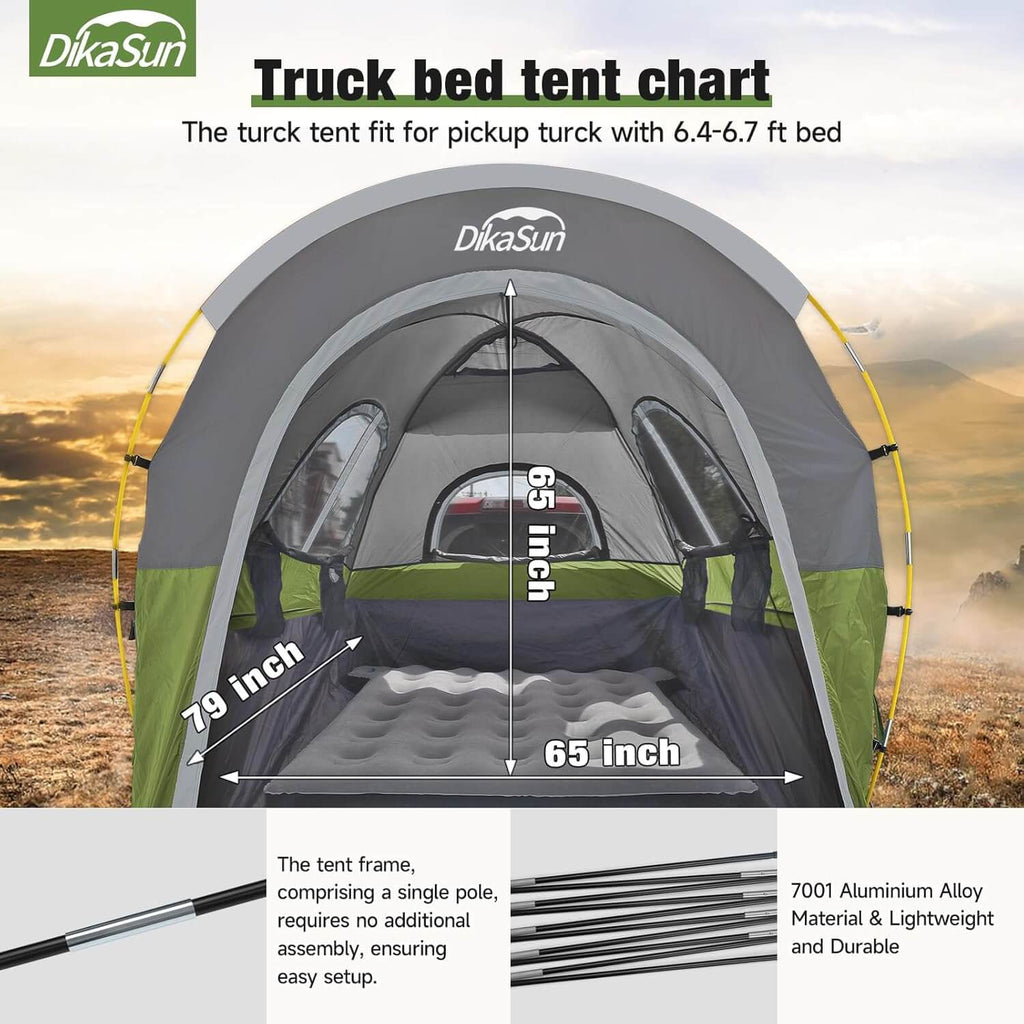 Truck Bed Tent - Quik Setup Outdoor Camp