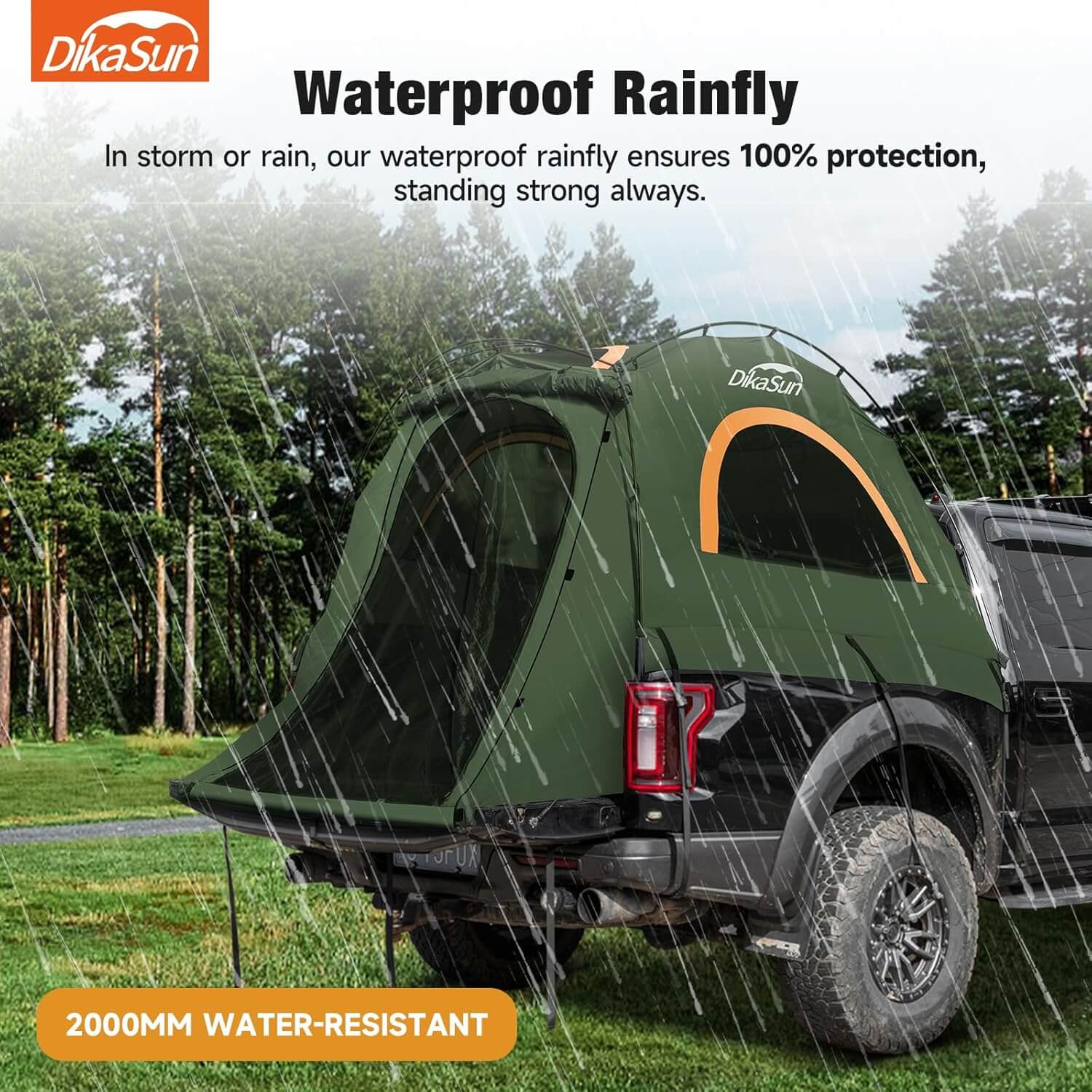 Pickup Truck Bed Tent - Easy Setup Camping Shelter
