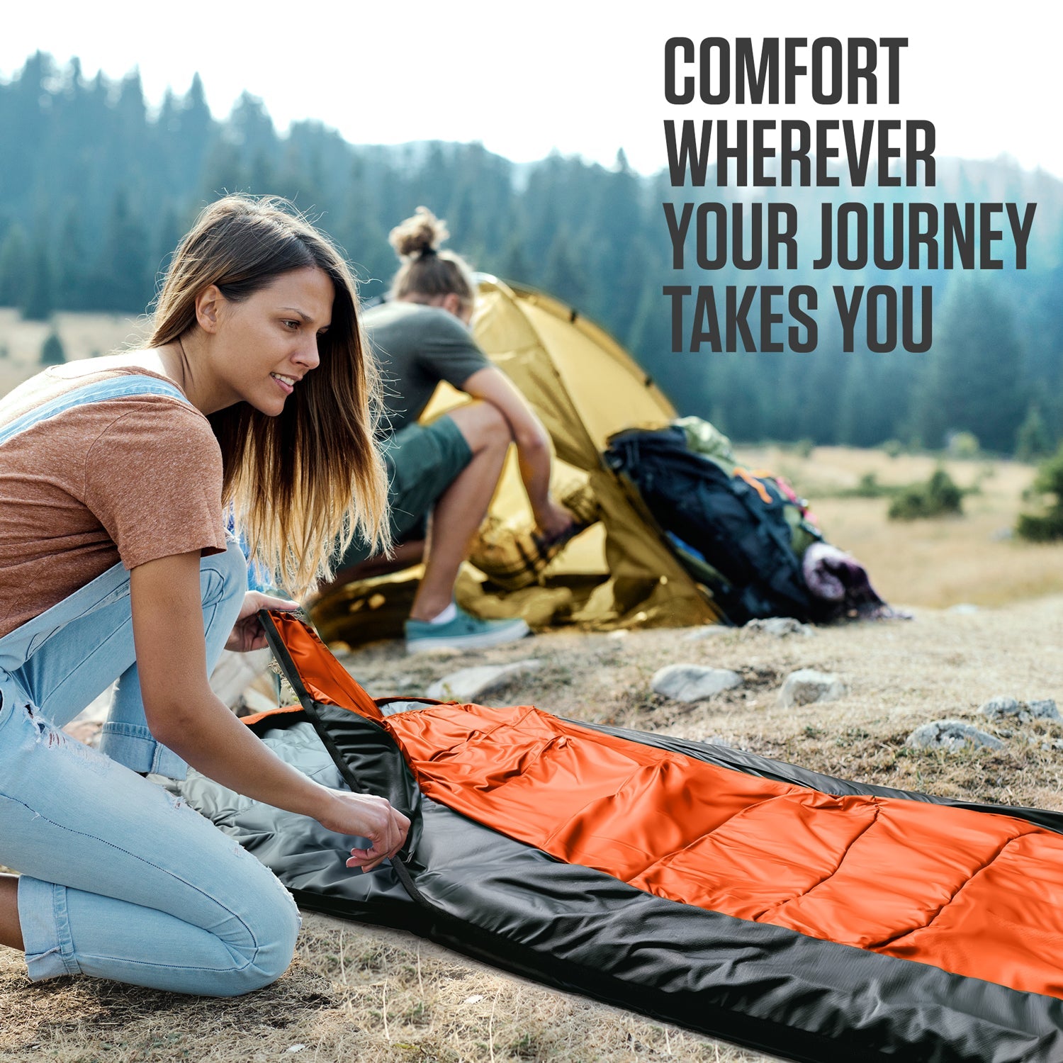 VENTURE 4TH Lightweight Summer Sleeping Bag – 40°F to 70°F