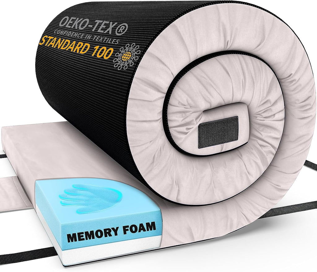 Hazli Matrix Air-Cell Memory Foam Camping Mattress – 6 Sizes, 5 Colors
