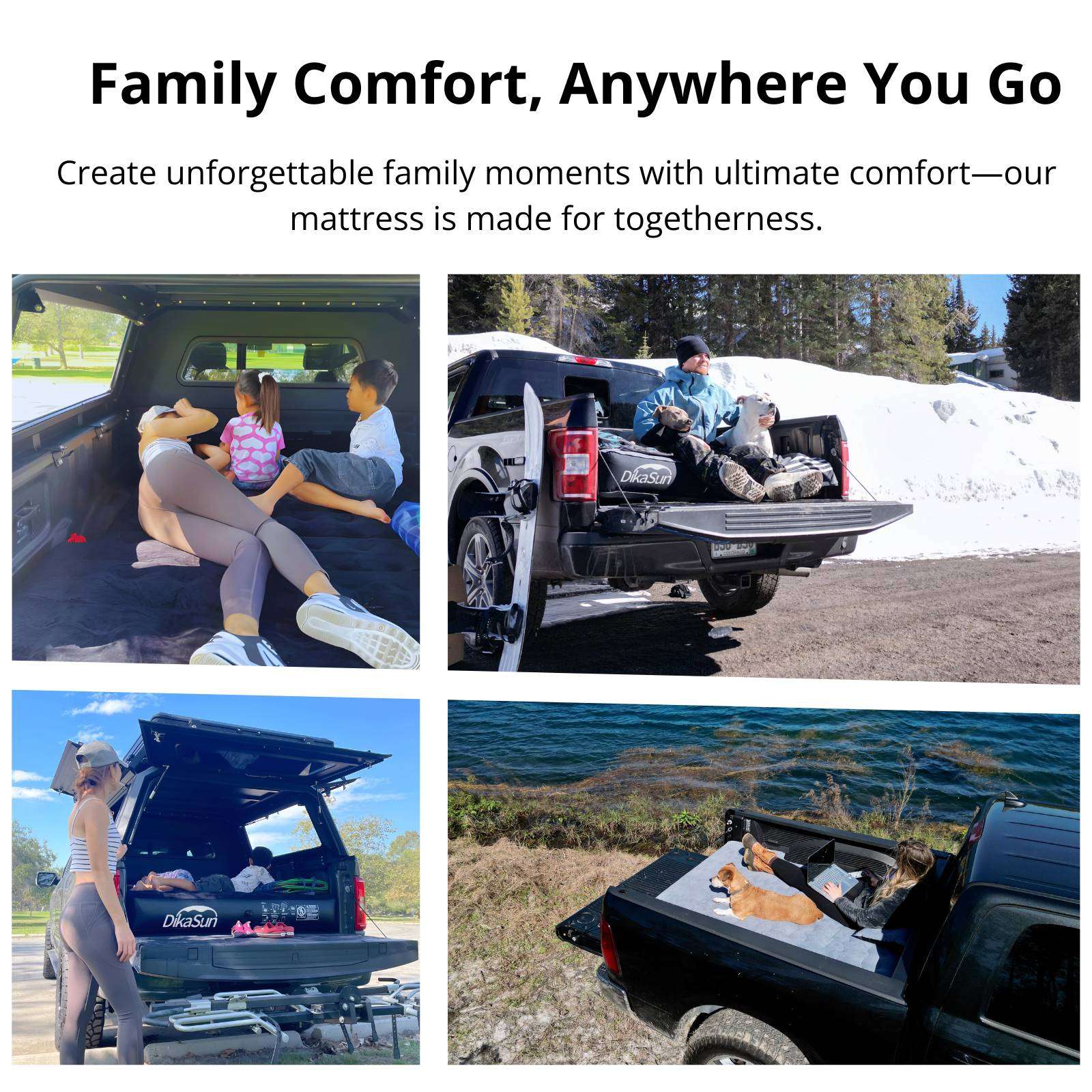 Truck Bed Air Mattress - Full Size Camping Bed