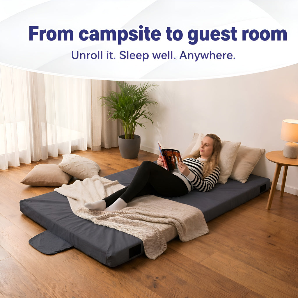 Hazli Matrix Air-Cell Memory Foam Camping Mattress – 6 Sizes, 5 Colors