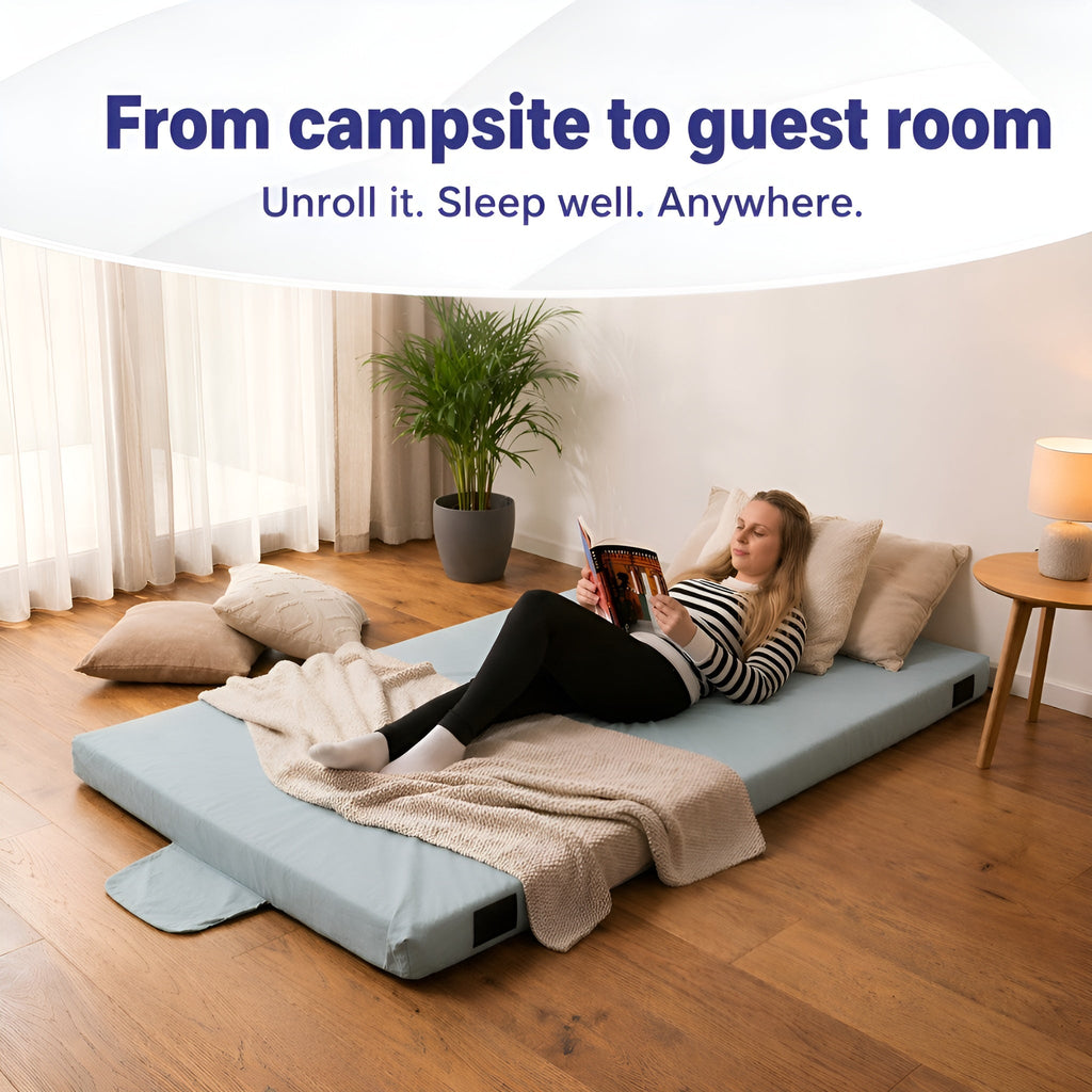 Hazli Matrix Air-Cell Memory Foam Camping Mattress – 6 Sizes, 5 Colors