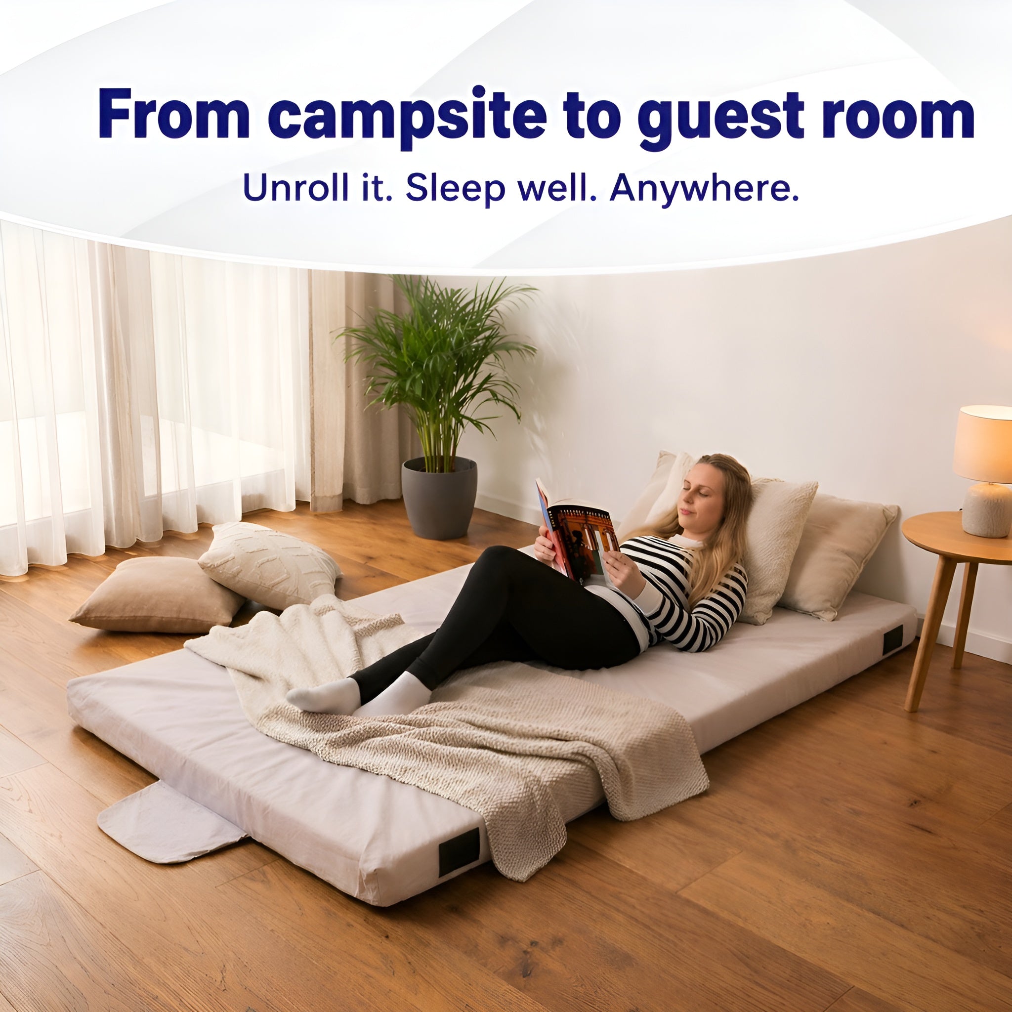 Hazli Matrix Air-Cell Memory Foam Camping Mattress – 6 Sizes, 5 Colors