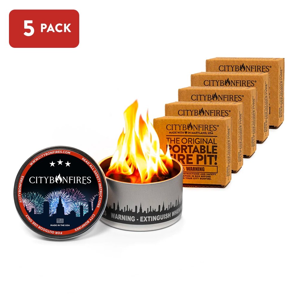 City Bonfires USA Limited Edition – Portable Bonfire in a Tin
