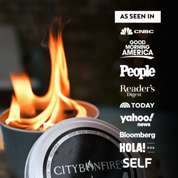 City Bonfires USA Limited Edition – Portable Bonfire in a Tin