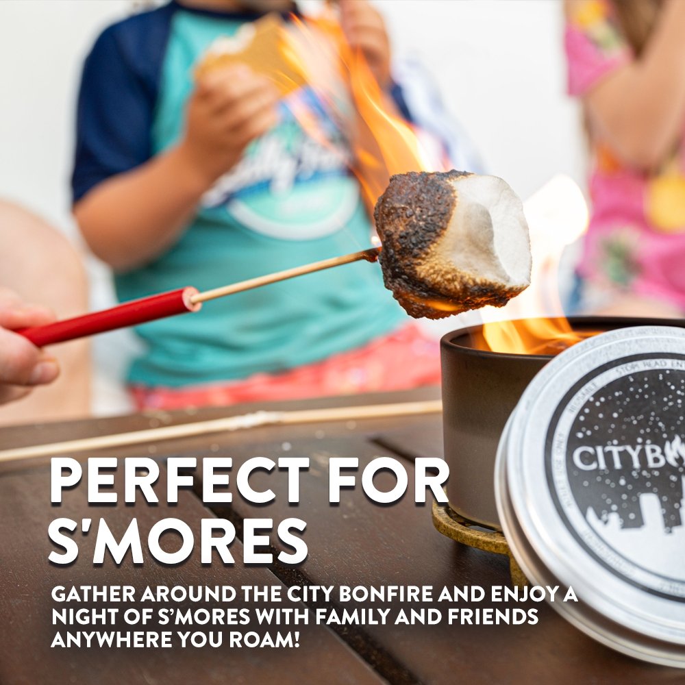 City Bonfires USA Limited Edition – Portable Bonfire in a Tin