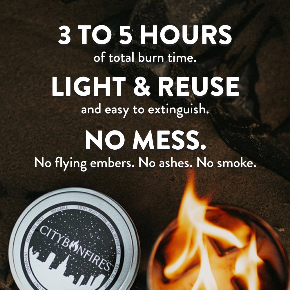 City Bonfires USA Limited Edition – Portable Bonfire in a Tin