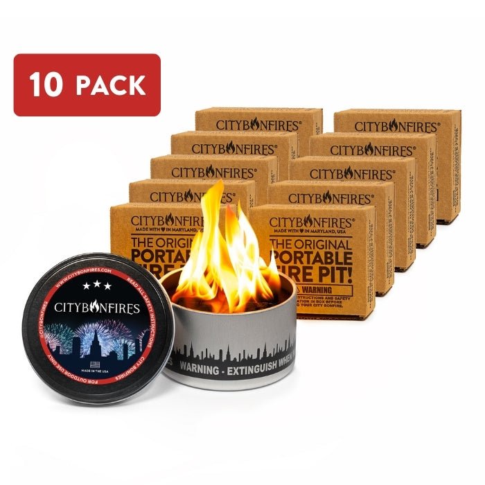 City Bonfires USA Limited Edition – Portable Bonfire in a Tin
