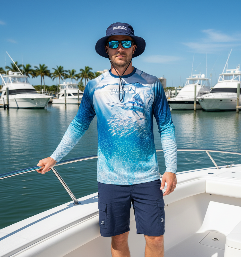 Hook & Tackle Shady Bucket Hat – UPF 50+ Sun Protection