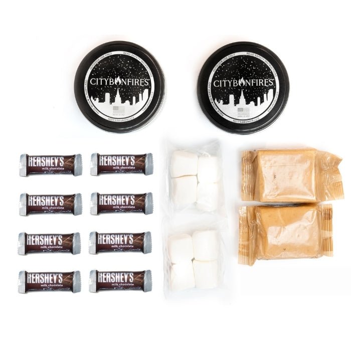 City Bonfires S'mores Family Pack – Complete S'mores Party Kit for 8