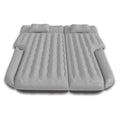 Gray inflatable mattress on a white background