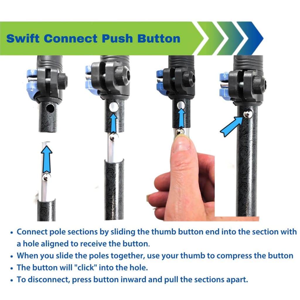 York Nordic Motivator Travel Poles – Balance & Rehab